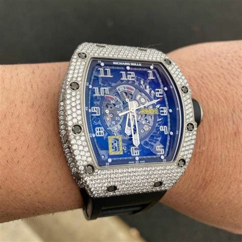 iced out richard mille for sale|affordable iced out watches.